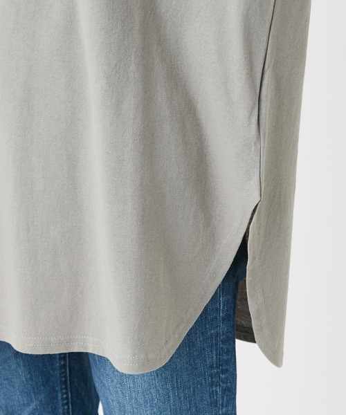 RIVE DROITE（リヴドロワ）の「大人のロゴTシャツ　MONTECARLOフレンチTシャツ（Tシャツ/カットソー・レディース・ブラック/オフホワイト/カーキ・FREE）」の5枚目の写真