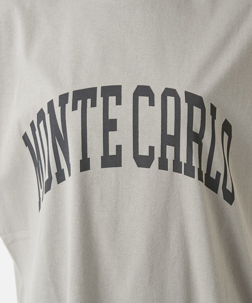 RIVE DROITE（リヴドロワ）の「大人のロゴTシャツ　MONTECARLOフレンチTシャツ（Tシャツ/カットソー・レディース・ブラック/オフホワイト/カーキ・FREE）」の17枚目の写真