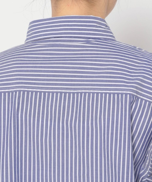 JEANASIS(ジーナシス)の「ストライプレギュラーシャツLS/958372(シャツ/ブラウス・レディース・ブルー系その他/レッド系その他・FREE)」の12枚目の写真