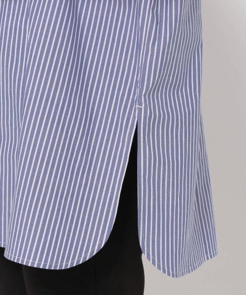 JEANASIS(ジーナシス)の「ストライプレギュラーシャツLS/958372(シャツ/ブラウス・レディース・ブルー系その他/レッド系その他・FREE)」の13枚目の写真