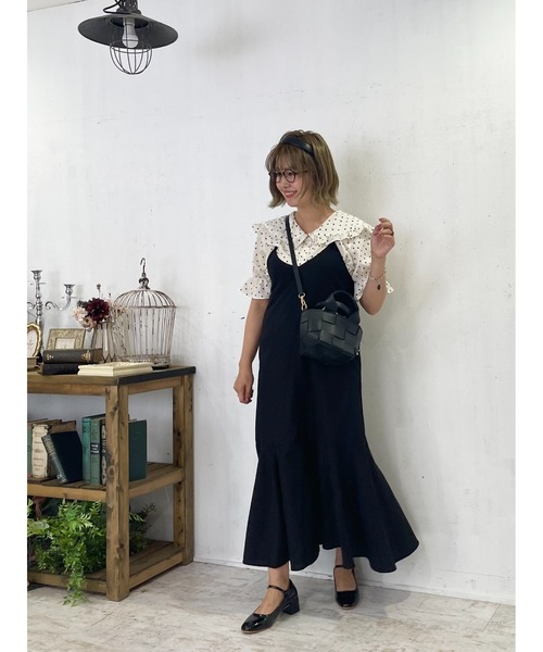 sakishimatokyo（サキシマトーキョー）の「「ウォッシャブルキャミワンピース」（ワンピース・レディース・ベージュ/ブラック/ネイビー/ブラック系その他/ブルー・FREE）」の18枚目の写真