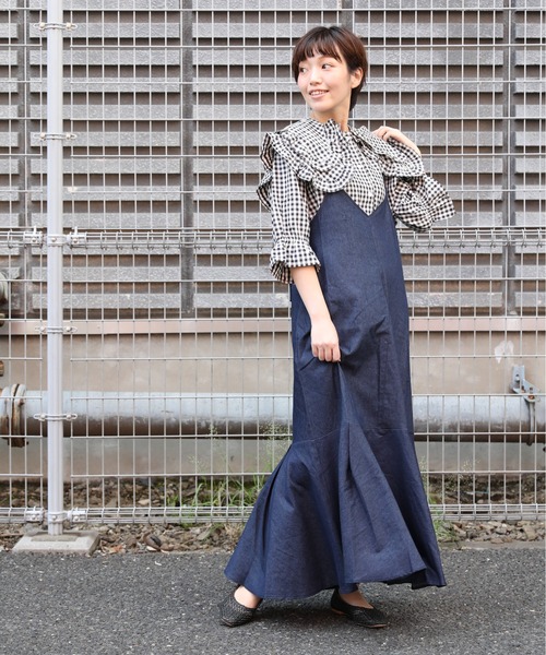 sakishimatokyo（サキシマトーキョー）の「「ウォッシャブルキャミワンピース」（ワンピース・レディース・ベージュ/ブラック/ネイビー/ブラック系その他/ブルー・FREE）」の15枚目の写真