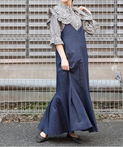 sakishimatokyo（サキシマトーキョー）の「「ウォッシャブルキャミワンピース」（ワンピース・レディース・ベージュ/ブラック/ネイビー/ブラック系その他/ブルー・FREE）」の16枚目の写真