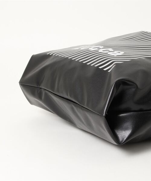 ZUCCa(ズッカ)の「ストライプLOGO BAG/エコバッグ(エコバッグ/サブバッグ・レディース・ホワイト/ブラック/ライトブラウン/ライトブルー・FREE)」の8枚目の写真