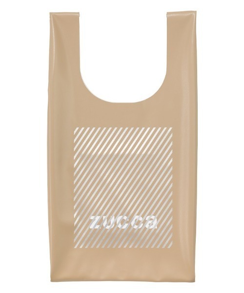 ZUCCa(ズッカ)の「ストライプLOGO BAG/エコバッグ(エコバッグ/サブバッグ・レディース・ホワイト/ブラック/ライトブラウン/ライトブルー・FREE)」の15枚目の写真