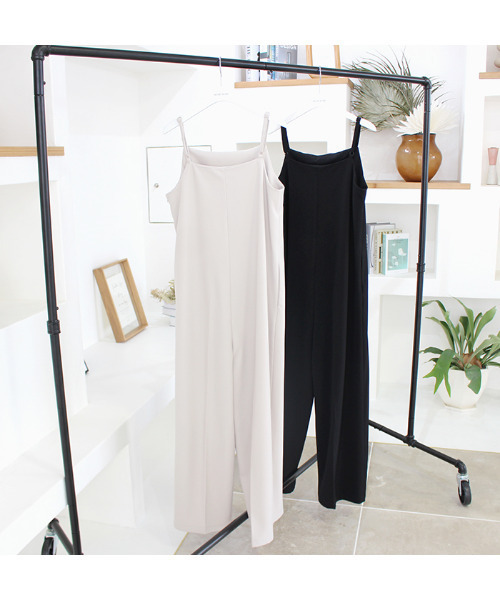 MODE ROBE（モードローブ）の「キャミサロペット（サロペット/オーバーオール・レディース・ブラック/アイボリー・FREE）」の21枚目の写真