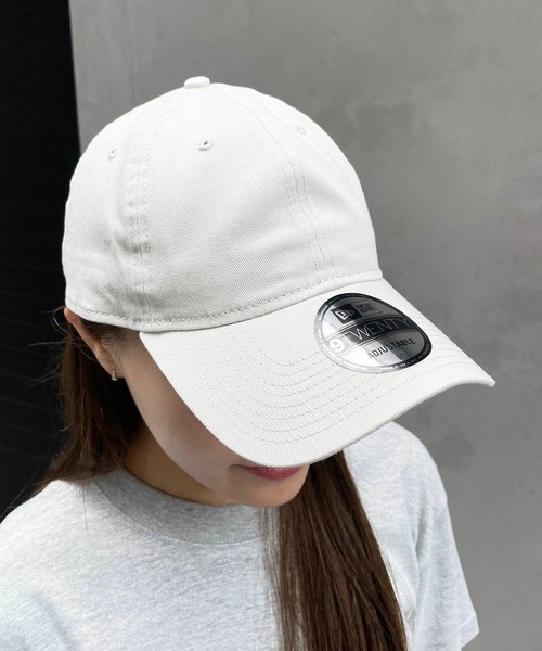 レア/廃番【ニューエラ】編み込み ストロー ワークキャップ 春夏 黒×白 セール】【NEW ERA】NE201 9TWENTY ローキャップ ブランク