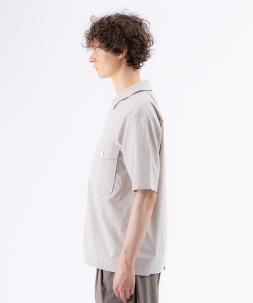 ABAHOUSE(アバハウス)の「【セットアップ対応】DRY MIX 半袖 シャツ(シャツ/ブラウス・メンズ・チャコールグレー/グレイッシュブルー/グレイッシュベージュ/カーキ・44/46/48)」の7枚目の写真