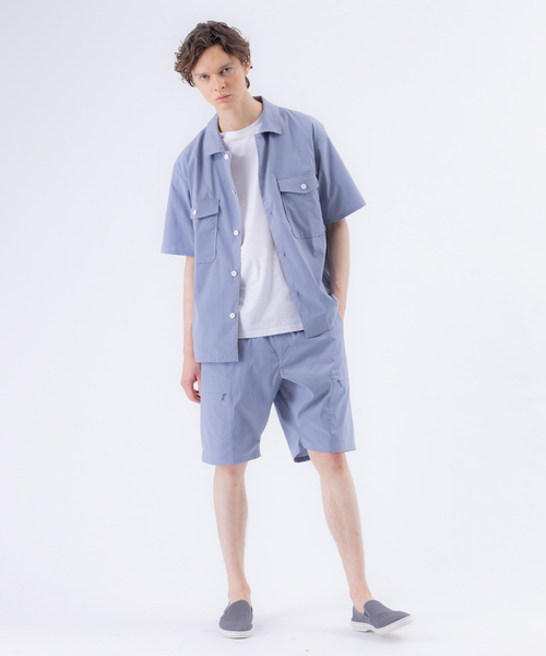 ABAHOUSE(アバハウス)の「【セットアップ対応】DRY MIX 半袖 シャツ(シャツ/ブラウス・メンズ・チャコールグレー/グレイッシュブルー/グレイッシュベージュ/カーキ・44/46/48)」の16枚目の写真