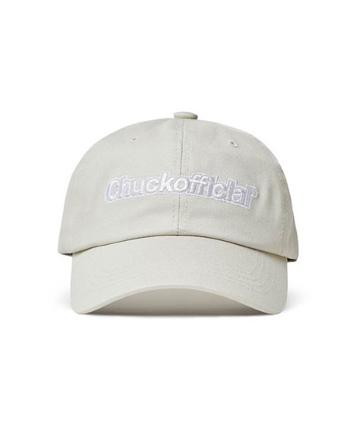 CHUCK（チャック）の「【CHUCK 】CHUCKOFFICIALロゴコットンボールキャップ / CHUCKOFFICIAL LOGO COTTON BALLCAP（キャップ・レディース・スカイブルー/アイボリー/ライトカーキ・FREE）」の4枚目の写真