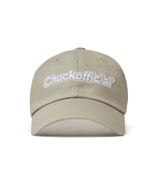 CHUCK（チャック）の「【CHUCK 】CHUCKOFFICIALロゴコットンボールキャップ / CHUCKOFFICIAL LOGO COTTON BALLCAP（キャップ・レディース・スカイブルー/アイボリー/ライトカーキ・FREE）」の6枚目の写真