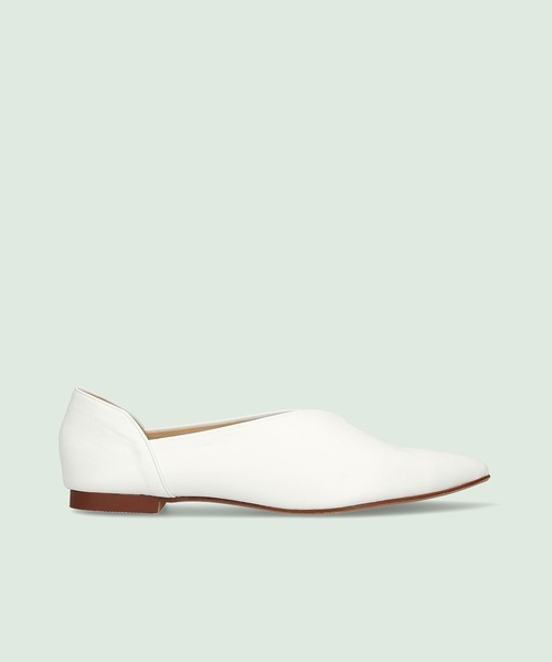 MAMIAN（マミアン）の「ポインテッドトゥ バブーシュ（その他シューズ・レディース・ホワイト/シルバー/シルバー系その他/グレイッシュベージュ/ダークブラウン・S/M/L/LL）」の6枚目の写真