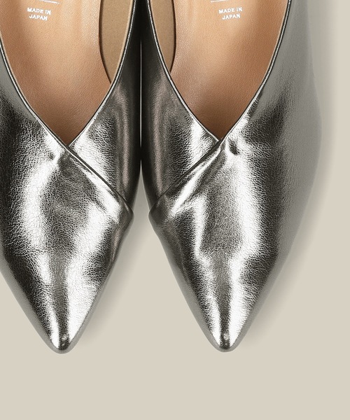 MAMIAN（マミアン）の「ポインテッドトゥ バブーシュ（その他シューズ・レディース・ホワイト/シルバー/シルバー系その他/グレイッシュベージュ/ダークブラウン・S/M/L/LL）」の18枚目の写真