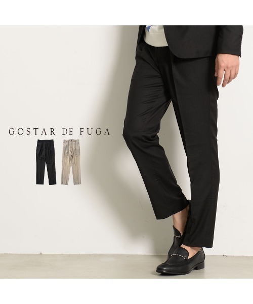 GOSTAR DE FUGA（ゴスタール ジフーガ）の「『GOSTAR DE FUGA』TRストレッチテーパードスラックスパンツ（スラックス・メンズ・ブラック/ベージュ・M/S）」の12枚目の写真
