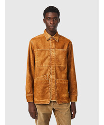 DIESEL | メンズ シャツ デニムシャツ パッチワーク ジョグジーンズ(シャツ/ブラウス)