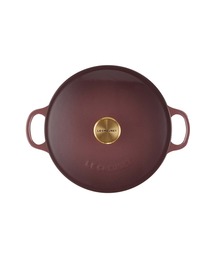 Le Creuset（ルクルーゼ）の「マルミット 18cm フィグ (ブラックマット