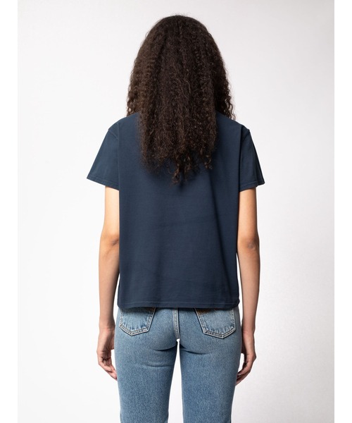 Nudie Jeans(ヌーディージーンズ)の「Lisa Blue Heart Tシャツ(Tシャツ/カットソー・レディース・ネイビー/グレー・X-SMALL/SMALL/MEDIUM)」の13枚目の写真