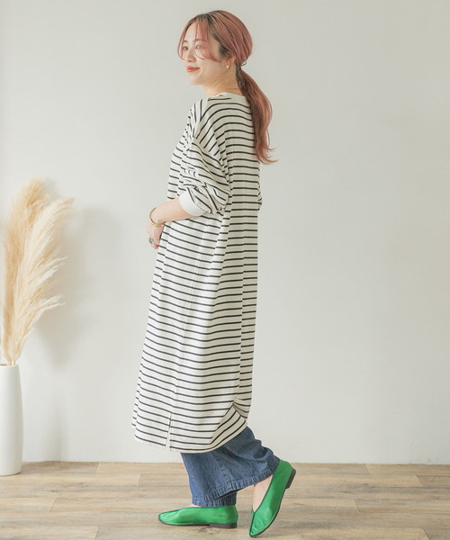 ITEMS URBANRESEARCH(アイテムズ アーバンリサーチ)の「ボリュームスウェットワンピース(ワンピース・レディース・その他2/その他1/ベージュ・FREE)」の16枚目の写真