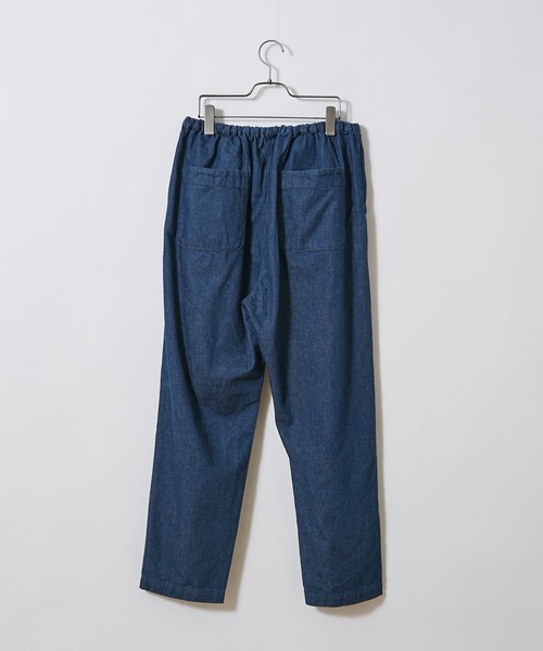 SAKULA（サクラ）の「【SAKULA/サクラ】DEINM PAJAMA PANTS/デニムパジャマイージーパンツ（デニムパンツ・メンズ・インディゴブルー/ブルー・1/2）」の7枚目の写真