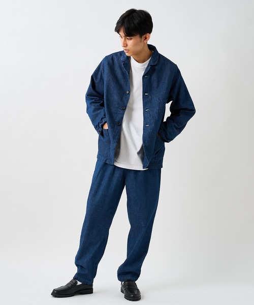 SAKULA（サクラ）の「【SAKULA/サクラ】DEINM PAJAMA PANTS/デニムパジャマイージーパンツ（デニムパンツ・メンズ・インディゴブルー/ブルー・1/2）」の15枚目の写真