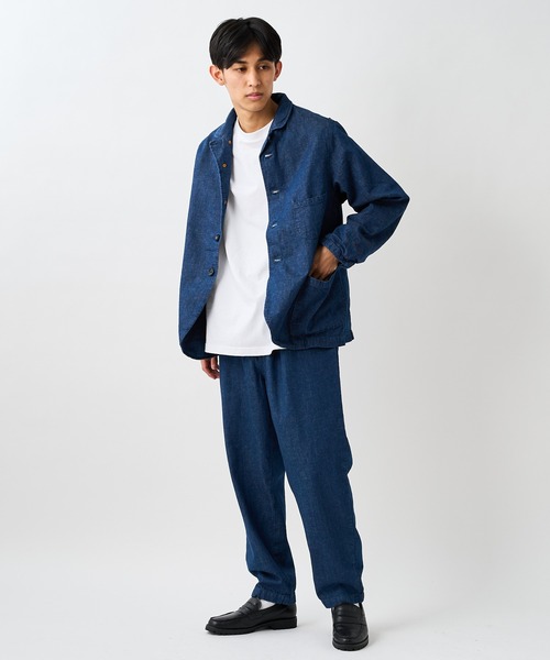 SAKULA（サクラ）の「【SAKULA/サクラ】DEINM PAJAMA PANTS/デニムパジャマイージーパンツ（デニムパンツ・メンズ・インディゴブルー/ブルー・1/2）」の14枚目の写真