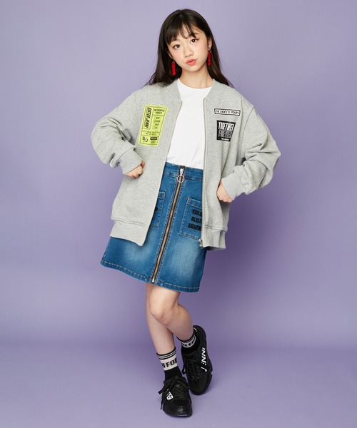 SISTER JENNI(SISTER JENNI)の「台形ZIPデニムスカート(デニムスカート・キッズ・ネイビー/ブルー・160cm/140cm/150cm/130cm)」の10枚目の写真