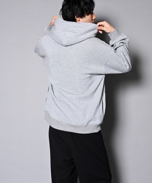 GALLIS ADDICTION(ガリスアディクション)の「GA×SMILEY-FACE BASKETBALL HOODIE/スマイリーフェイス パーカー(パーカー・メンズ・ブラック/グレー・M/L)」の13枚目の写真