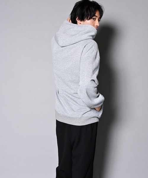 GALLIS ADDICTION(ガリスアディクション)の「GA×SMILEY-FACE BASKETBALL HOODIE/スマイリーフェイス パーカー(パーカー・メンズ・ブラック/グレー・M/L)」の6枚目の写真
