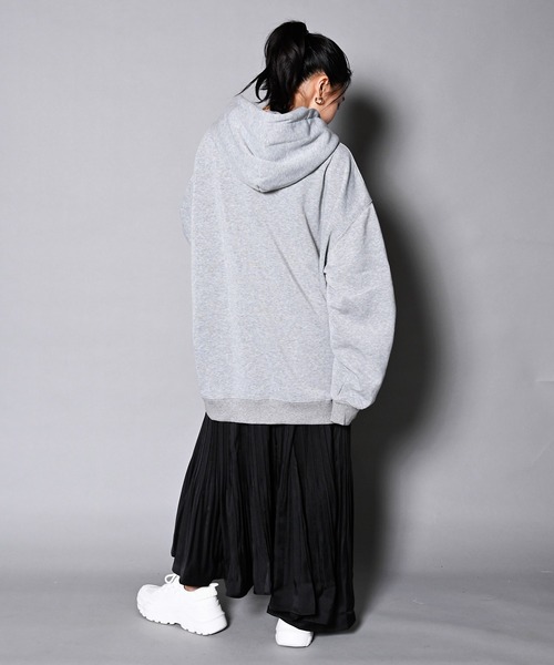 GALLIS ADDICTION(ガリスアディクション)の「GA×SMILEY-FACE BASKETBALL HOODIE/スマイリーフェイス パーカー(パーカー・メンズ・ブラック/グレー・M/L)」の9枚目の写真