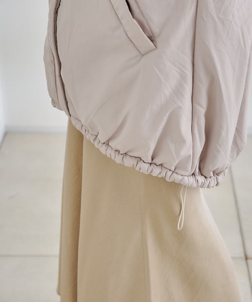 DouDou（ドゥドゥ）の「【WEB限定】中綿モンスターパーカー（その他アウター・レディース・ブラック/アイボリー・FREE）」の16枚目の写真