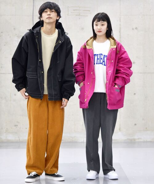 MACOBER（マコバ）の「【SHIPS別注】MACOBER: フレア シルエット ドローストリングス イージー パンツ（スラックス・メンズ・ダークグレー/ブルー/ワイン/ブラック・SMALL/MEDIUM/LARGE）」の5枚目の写真