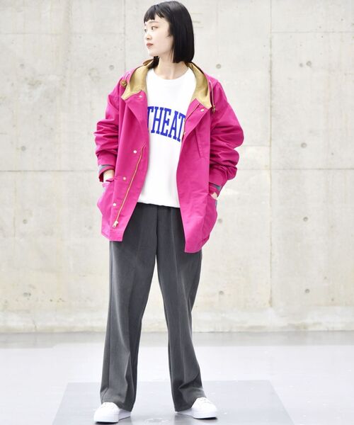 MACOBER（マコバ）の「【SHIPS別注】MACOBER: フレア シルエット ドローストリングス イージー パンツ（スラックス・メンズ・ダークグレー/ブルー/ワイン/ブラック・SMALL/MEDIUM/LARGE）」の7枚目の写真