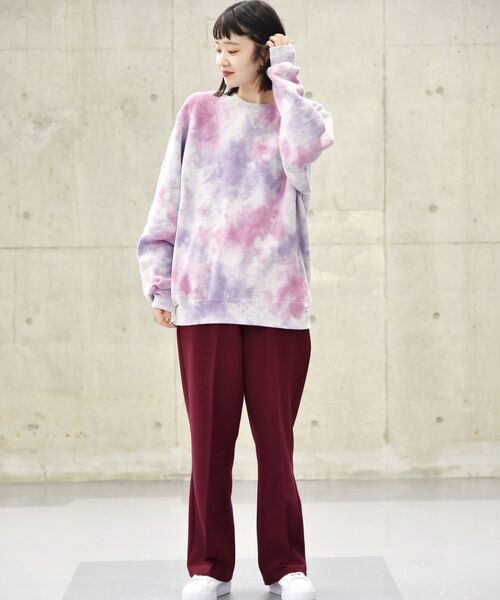 MACOBER（マコバ）の「【SHIPS別注】MACOBER: フレア シルエット ドローストリングス イージー パンツ（スラックス・メンズ・ダークグレー/ブルー/ワイン/ブラック・SMALL/MEDIUM/LARGE）」の12枚目の写真