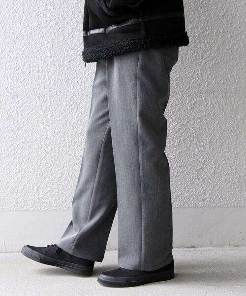 MACOBER（マコバ）の「【SHIPS別注】MACOBER: フレア シルエット ドローストリングス イージー パンツ（スラックス・メンズ・ダークグレー/ブルー/ワイン/ブラック・SMALL/MEDIUM/LARGE）」の20枚目の写真