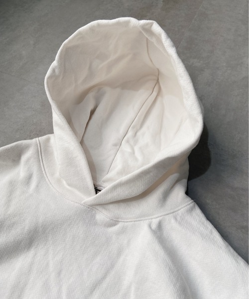 LOS ANGELES APPAREL(ロサンゼルスアパレル)の「LOS ANGELES APPAREL (ロサンゼルスアパレル) / ヘビーウェイト パーカー 14oz. Heavy Fleece Hooded Pullover Sweatshirt(パーカー・メンズ・ブラック/ホワイト/アッシュ・M/L/XL)」の11枚目の写真