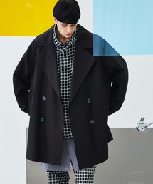 MAISON SPECIAL | 《ユニセックスアイテム》マルチファブリックプライムオーバーダブルショートコート 【MAISON SPECIAL/メゾンスペシャル】(テーラードジャケット)