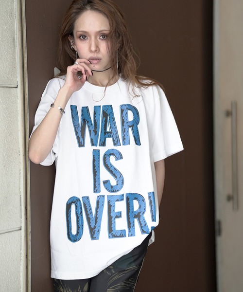 OVER THE STRIPES（オーバーザストライプス）の「OVER THE STRiPES オーバーザストライプス WAR IS OVER! TEE Tシャツ（Tシャツ/カットソー・メンズ・ホワイト/ブラック/グレー・MEDIUM/LARGE/X-LARGE）」の19枚目の写真