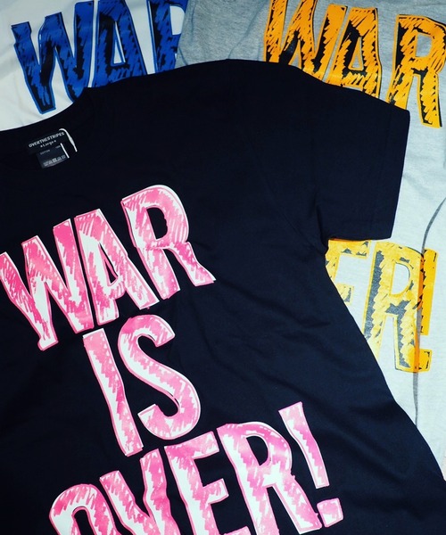OVER THE STRIPES（オーバーザストライプス）の「OVER THE STRiPES オーバーザストライプス WAR IS OVER! TEE Tシャツ（Tシャツ/カットソー・メンズ・ホワイト/ブラック/グレー・MEDIUM/LARGE/X-LARGE）」の11枚目の写真