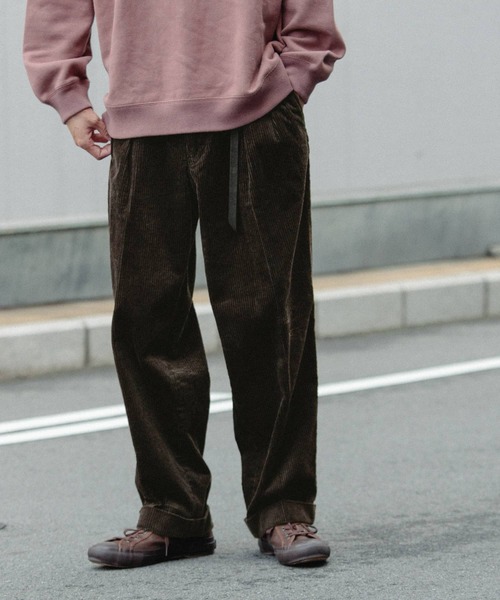 URBAN RESEARCH DOORS（アーバンリサーチドアーズ）の「FORK&SPOON　コーデュロイパンツ∴（その他パンツ・メンズ・ブラウン/アイボリー・5）」の2枚目の写真