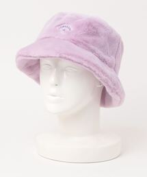 【CONVERSE/コンバース】ファーバケットハット　ワンポイントブランドロゴ