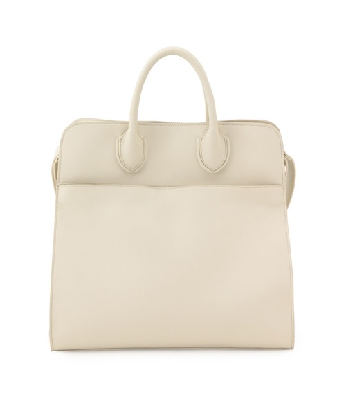 MADEMOISELLE ROPE'（マドモアゼル ロペ）の「<2WAY>ソフトビッグボストンバッグ（ボストンバッグ・レディース・オフホワイト/ベージュ系その他・FREE）」の5枚目の写真