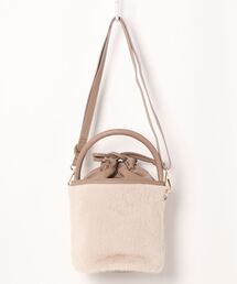 Te chichi TERRASSE | ファー巾着バッグ(ショルダーバッグ)