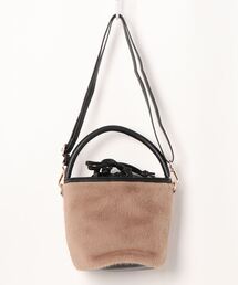 Te chichi TERRASSE | ファー巾着バッグ(ショルダーバッグ)