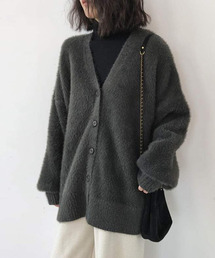 【c.u.l:w】シャギールーズカーディガン culw108