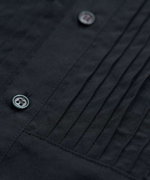 ROPE' PICNIC（ロペピクニック）の「スタンドカラーピンタックチュニックシャツ（シャツ/ブラウス・レディース・ブラック/オフホワイト/イエロー系その他・38）」の10枚目の写真