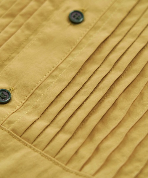 ROPE' PICNIC（ロペピクニック）の「スタンドカラーピンタックチュニックシャツ（シャツ/ブラウス・レディース・ブラック/オフホワイト/イエロー系その他・38）」の12枚目の写真