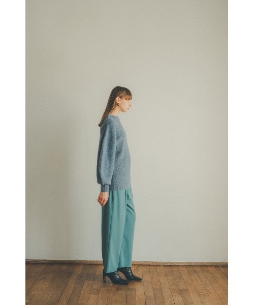 CLANE（クラネ）の「BASIC TUCK PANTS（スラックス・レディース・ブルー/レッド/ベージュ/ブラック・0/1/2）」の21枚目の写真