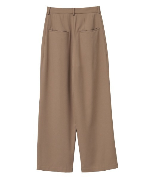 CLANE（クラネ）の「BASIC TUCK PANTS（スラックス・レディース・ブルー/レッド/ベージュ/ブラック・0/1/2）」の17枚目の写真