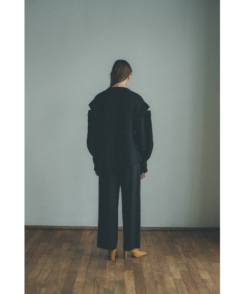 CLANE（クラネ）の「BASIC TUCK PANTS（スラックス・レディース・ブルー/レッド/ベージュ/ブラック・0/1/2）」の19枚目の写真