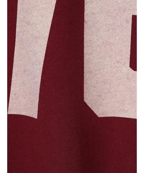 SEVENDAYS=SUNDAY（セブンデイズサンデイ）の「裏毛刺繍フットボールTEE　＊（スウェット・レディース・チャコールグレー/グリーン/バーガンディー・M/L）」の21枚目の写真